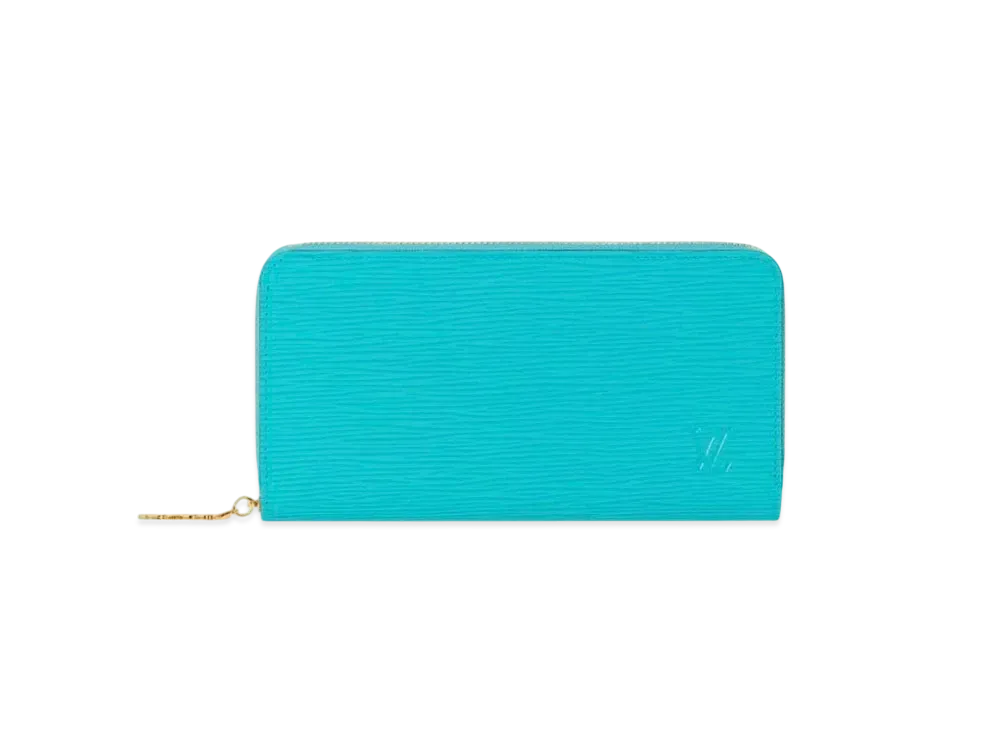 Louis Vuitton x Takashi Murakami Zippy Wallet Monogram Empreinte Japan Exclusive "Kabira Blue"