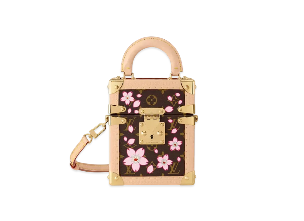 Louis Vuitton x Takashi Murakami Camera Box Monogram Canvas "Sakura Brown"