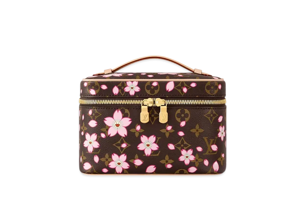 Louis Vuitton x Takashi Murakami Nice Mini Monogram Canvas "Sakura Brown"