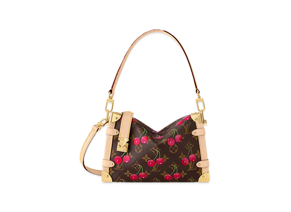 Louis Vuitton x Takashi Murakami Side Trunk MM "Cherry Brown"