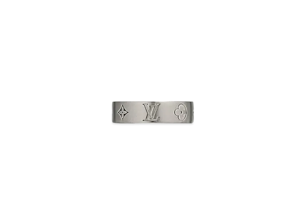 Louis Vuitton LV Mosaic Thin Ring "Silver"