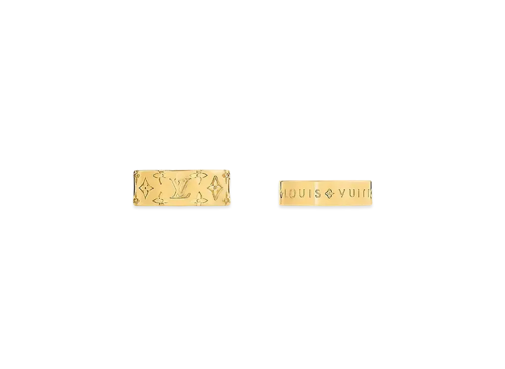 Louis Vuitton LV Mosaic Set of Rings "Gold"