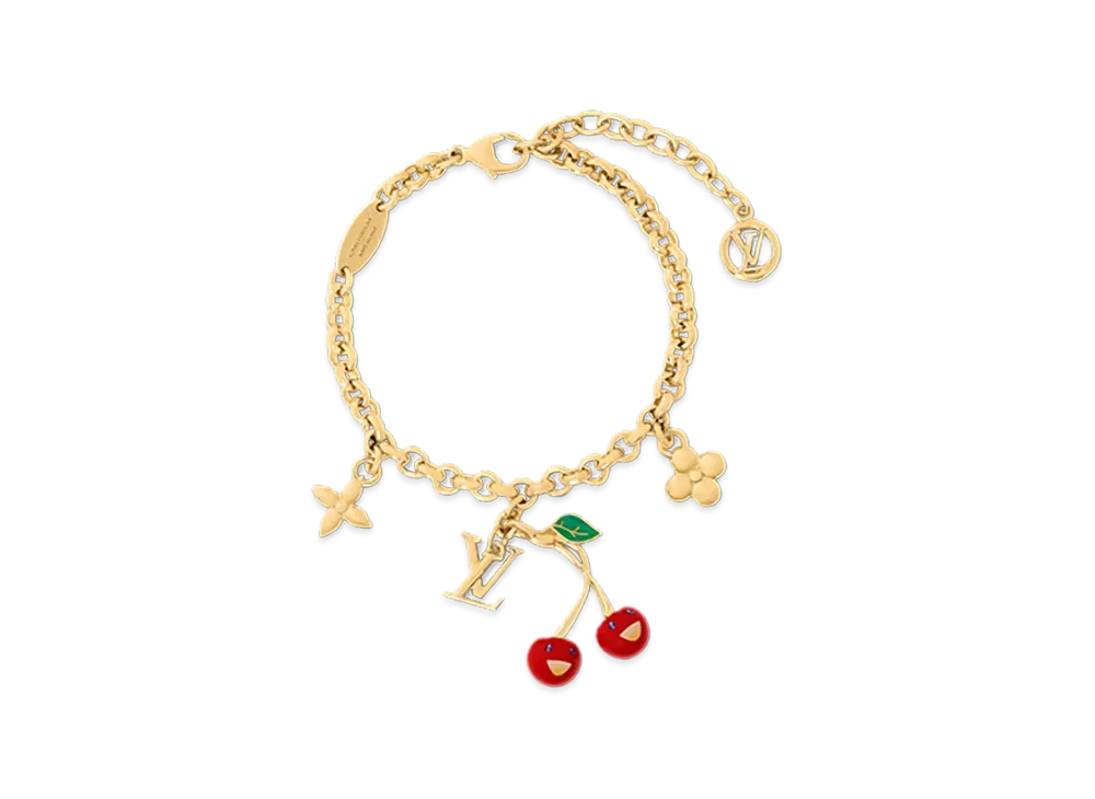Louis Vuitton x Takashi Murakami Bracelet Cherry "Gold"