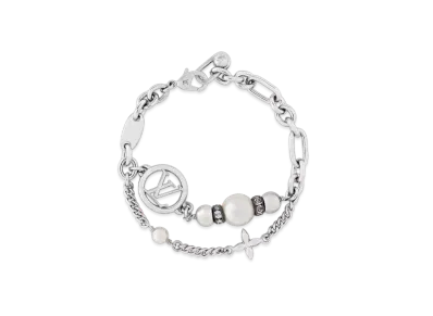 Louis Vuitton Midnight Pearl Bracelet "Palladium"