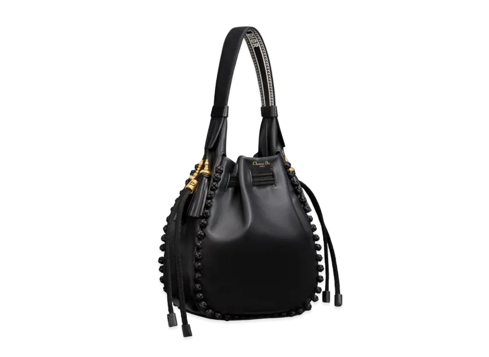 Dior Hobo Bucket Bag Lambskin "Black"