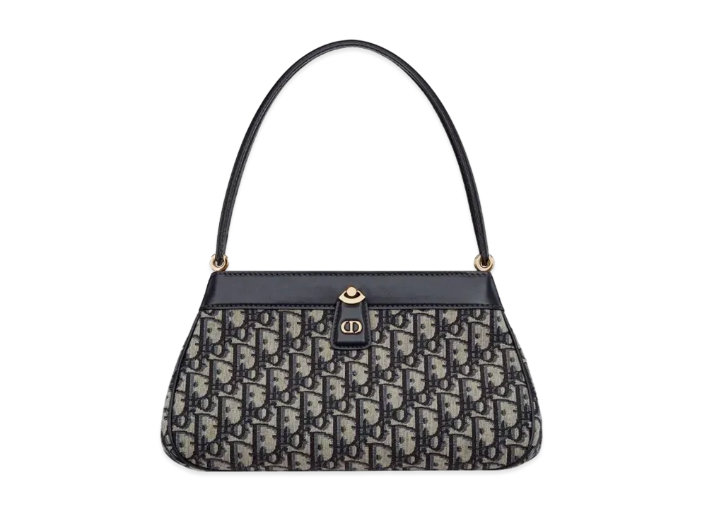 Dior Medium Key Bag Dior Oblique Jacquard "Blue"