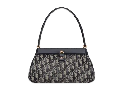 Dior Medium Key Bag Dior Oblique Jacquard "Blue"