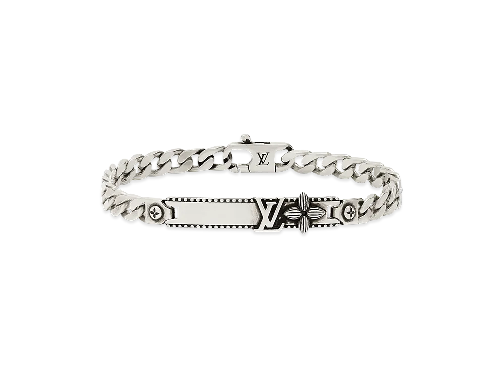 Louis Vuitton Bracelet LV Whisper Gourmette "Silver"