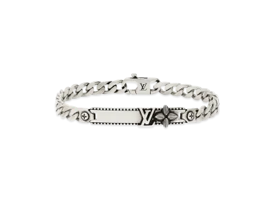 Louis Vuitton Bracelet LV Whisper Gourmette "Silver"