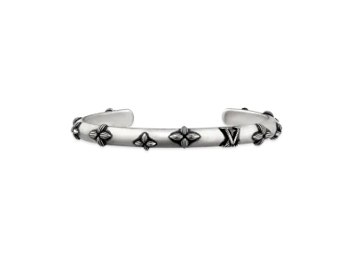 Louis Vuitton Cuff LV Whisper "Silver"