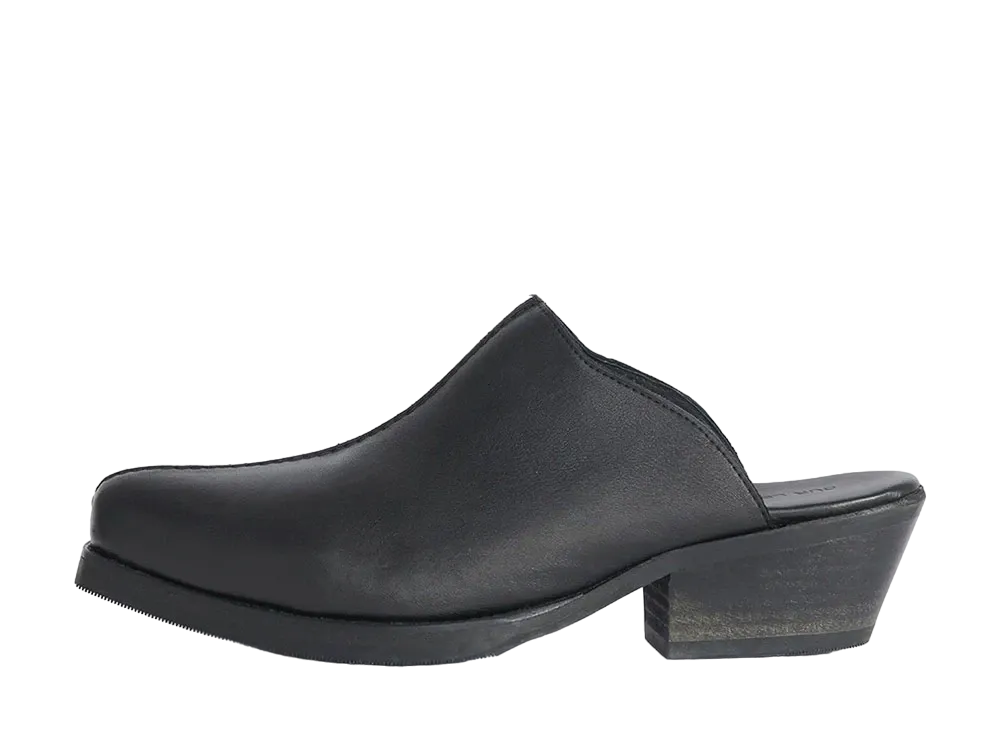 OUR LEGACY Mule Slip On Italian Leather "Black" M2197MB