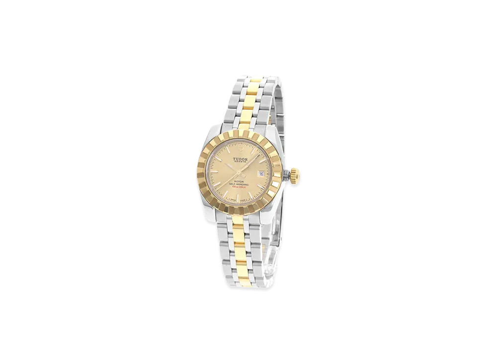 TUDOR Women's Classic Date 27mm "Silver/Yellow Gold"