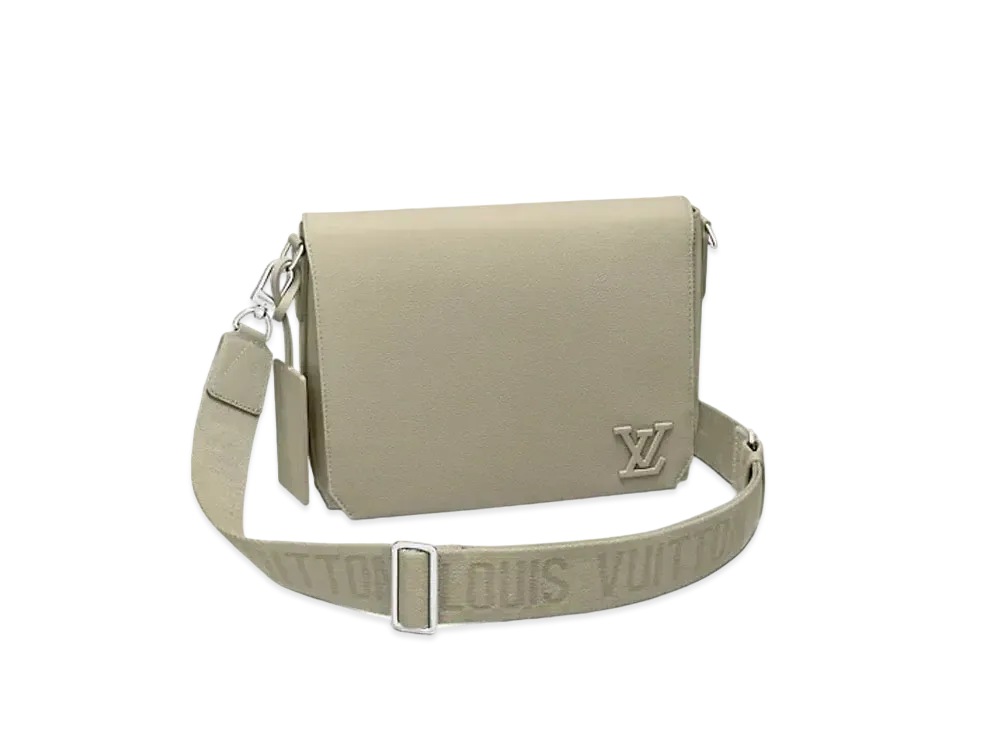 ルイヴィトン テイクオフ・メッセンジャー LV アエログラム "セージ" M22505