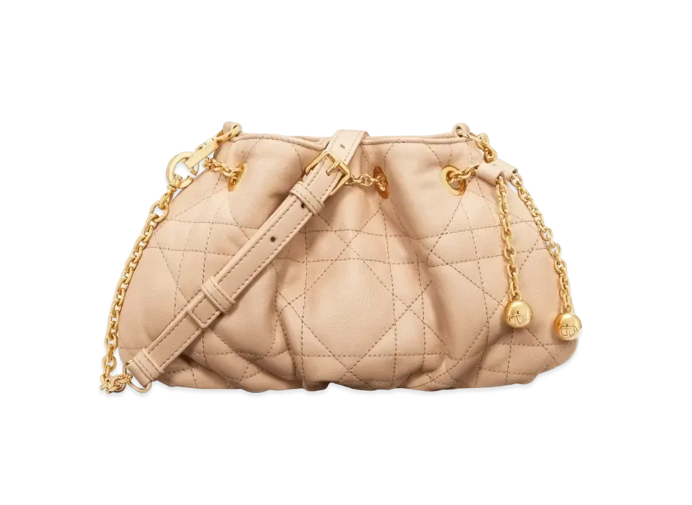 Dior Small Dior Ammi Bag Supple Macro Cannage Lambskin "Sand Pink"