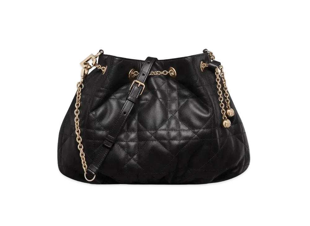 Dior Medium Dior Ammi Bag Supple Macro Cannage Lambskin "Black"