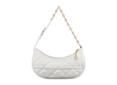 Dior CD Lounge Bag Supple Macro Cannage Lambskin "Latte"