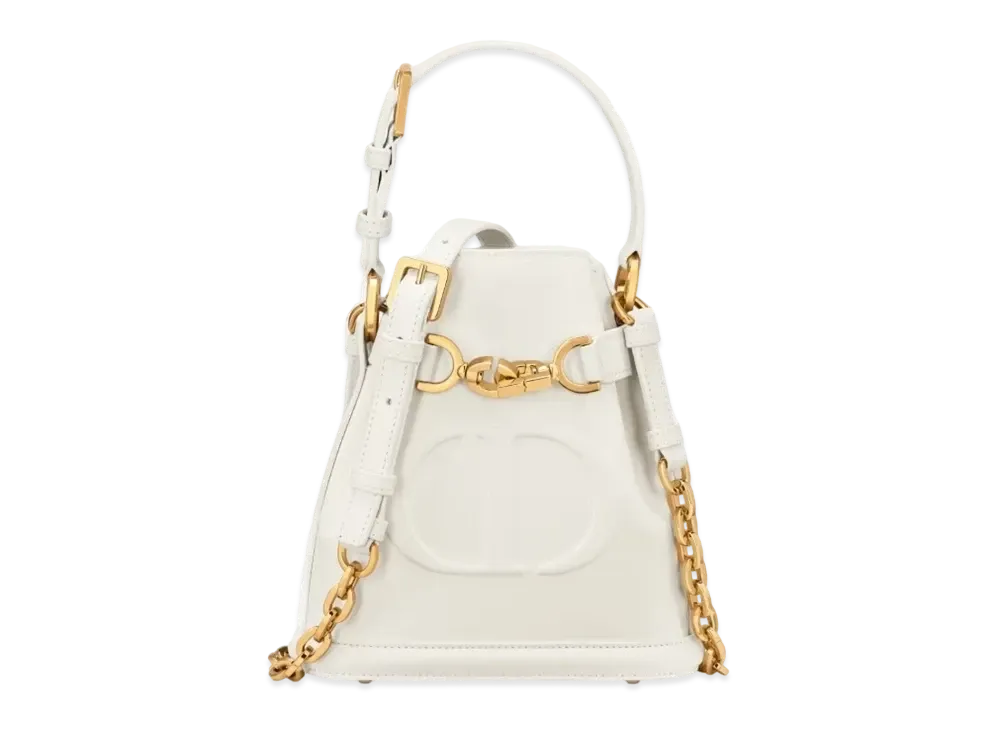 Dior Small Cest Dior Bag CD Embossed Calfskin "Latte"