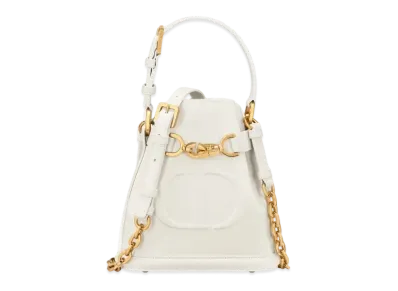 Dior Small Cest Dior Bag CD Embossed Calfskin "Latte"