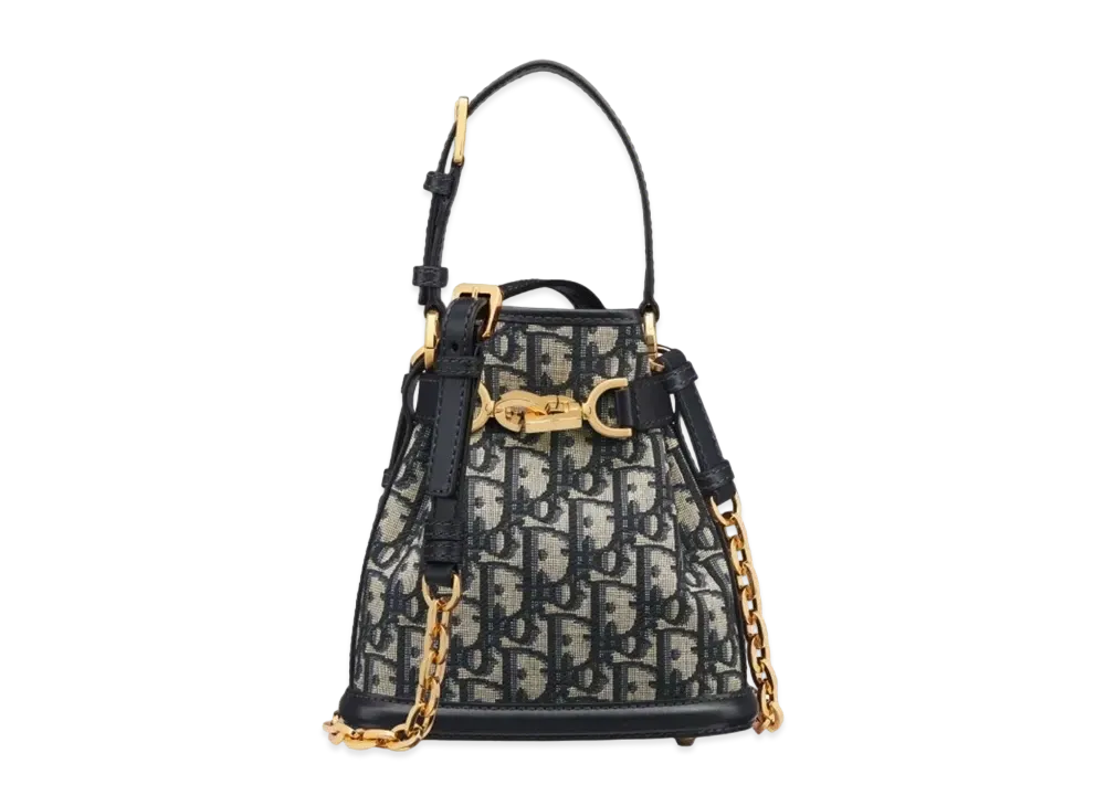 Dior Small Cest Dior Bag Dior Oblique Jacquard "Blue"
