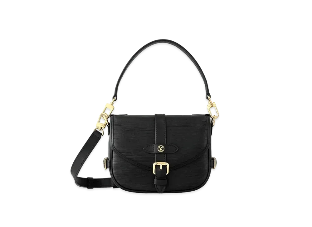 Louis Vuitton Saumur BB Epi Leather "Noir"
