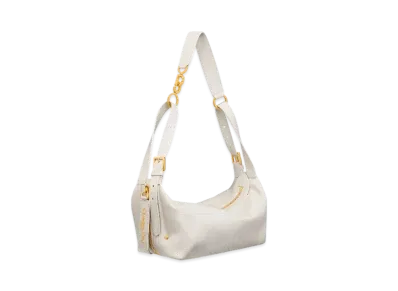 Dior Small D-Journey Bag in Vintage Smooth Calfskin Flat Macrocannage "Latte"