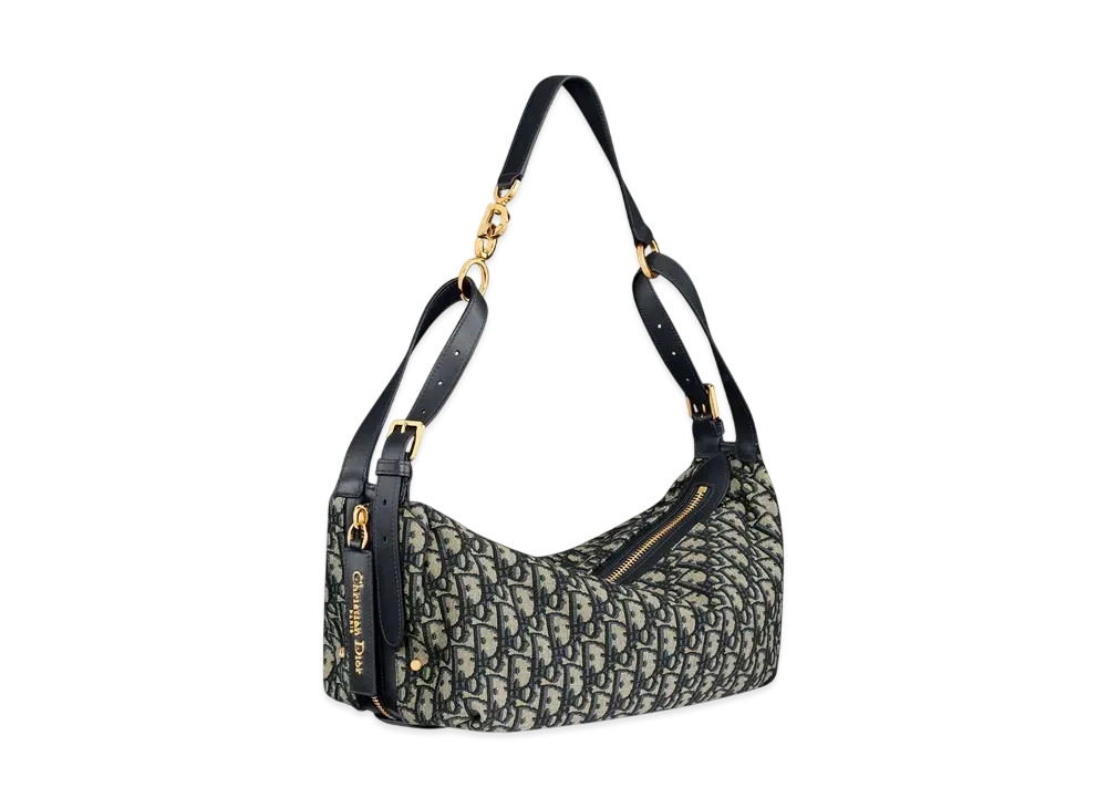 Dior Medium D-Journey Bag Dior Oblique Jacquard "Blue"