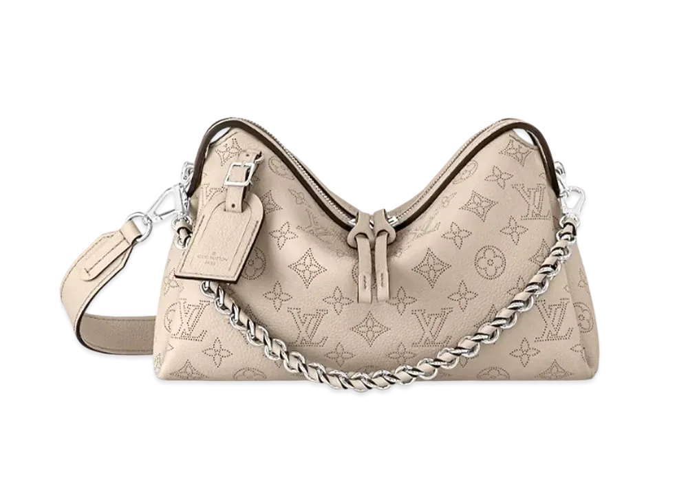 Louis Vuitton Hand It All PM Mahina Leather "Galet"