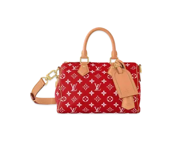 Louis Vuitton Speedy P9 Bandouliere 25 Monogram "Rouge"