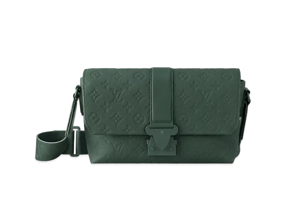 Louis Vuitton S-Cape Messenger Monogram Taurillon Leather "Forest Green"