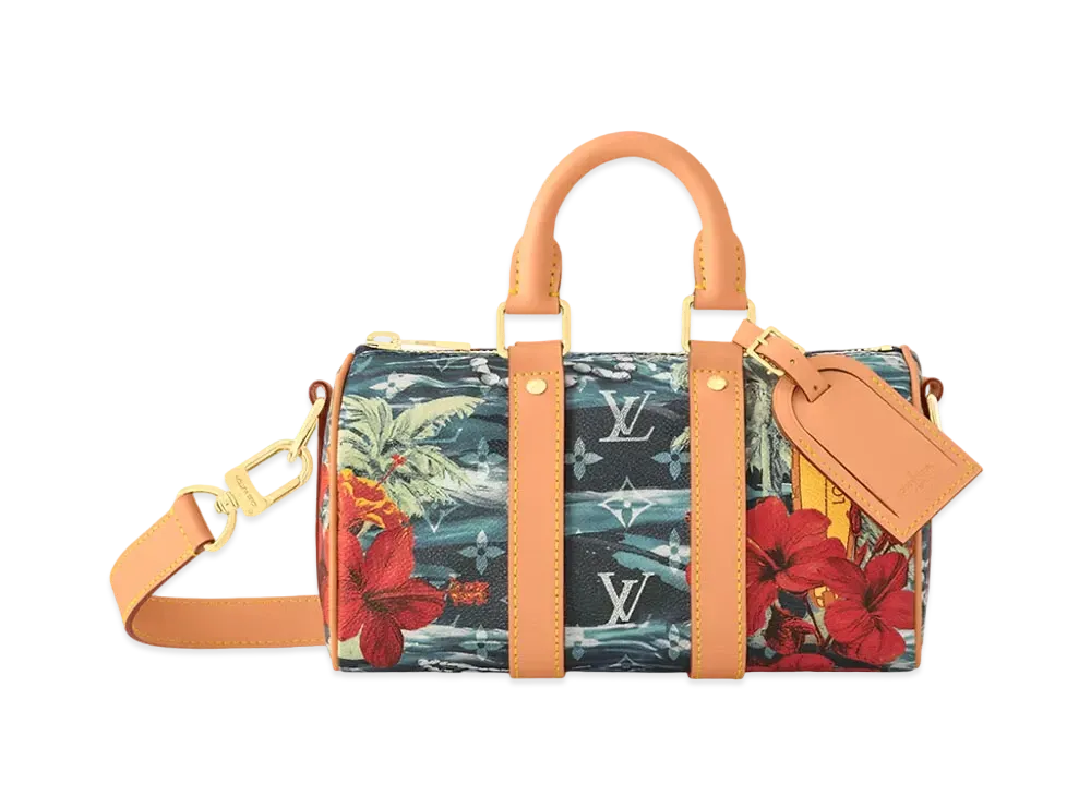 ■■LOUIS VUITTON ルイヴィトン キーポル・バンドリエール25 サーフィン モノグラム  M25440 ネイビー ブルー LOUIS VUITTON（ルイ・ヴィトン） キーポル・バンドリエール25