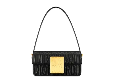 Dior Miss Dior Flap Bag Quilted Miss Dior Allover Calfskin "Gold/Black"
