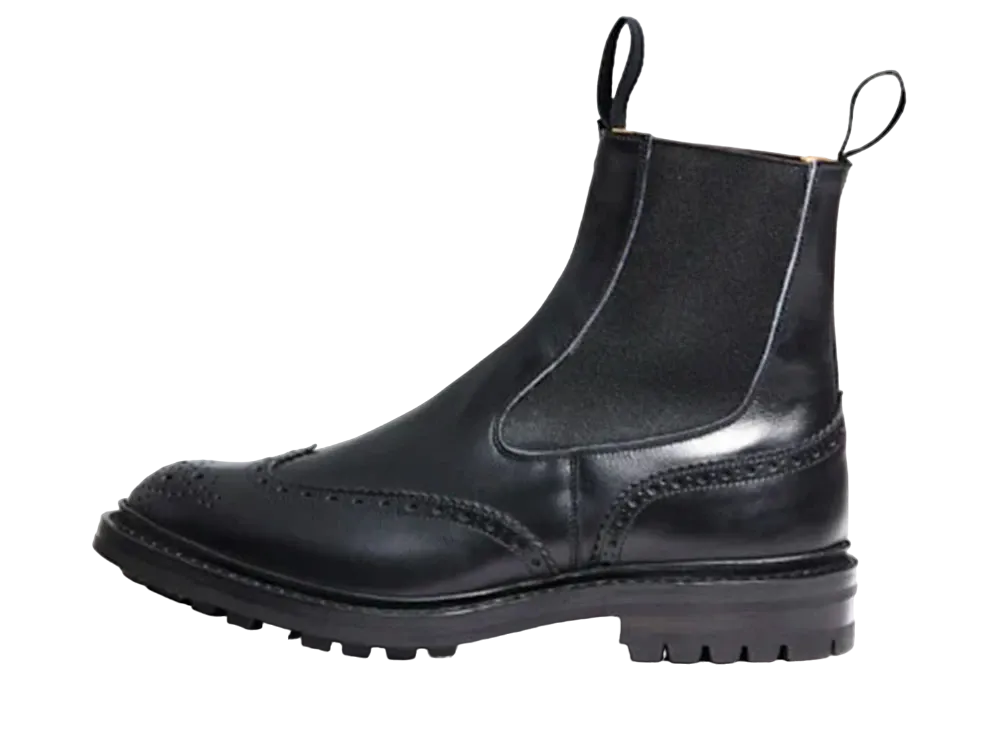 Tricker’s Henry 4444 Calf "Black" M2754 Commando Sole