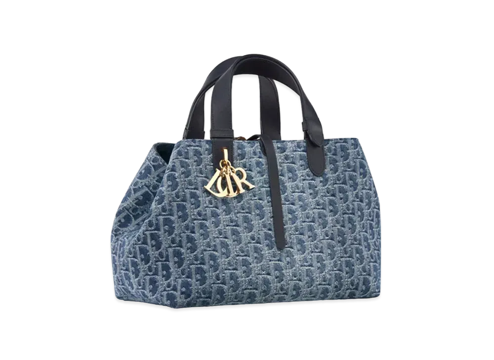 Dior Medium Dior Toujours Bag Denim Dior Oblique Jacquard "Blue"