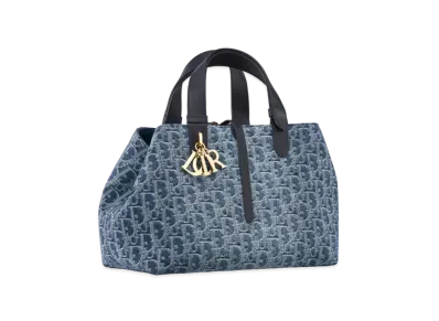 Dior Medium Dior Toujours Bag Denim Dior Oblique Jacquard "Blue"