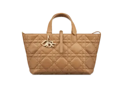 Dior Medium Toujours Bag Macro Cannage Calfskin "Tan"