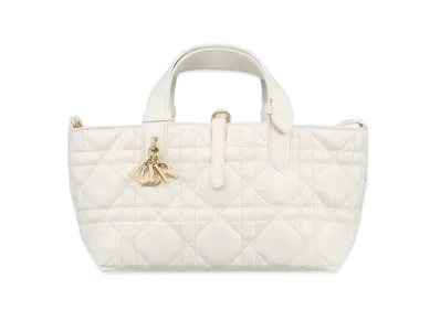 Dior Small Toujours Bag Macro Cannage Calfskin "Latte"