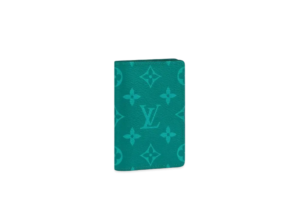 Louis Vuitton Pocket Organizer Taigarama "Pine Green"