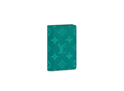 Louis Vuitton Pocket Organizer Taigarama "Pine Green"