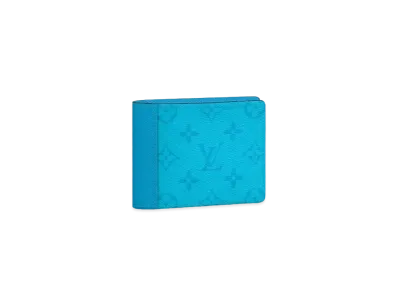 Louis Vuitton Multiple Wallet Taigarama "Lagoon Blue"