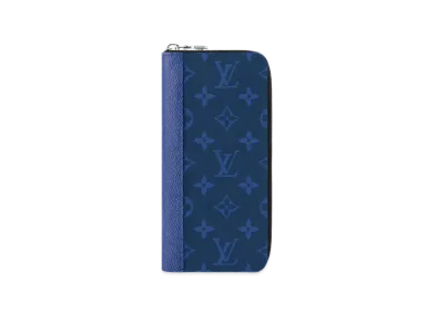 Louis Vuitton Zippy Wallet Vertical Taigarama "Cobalt"
