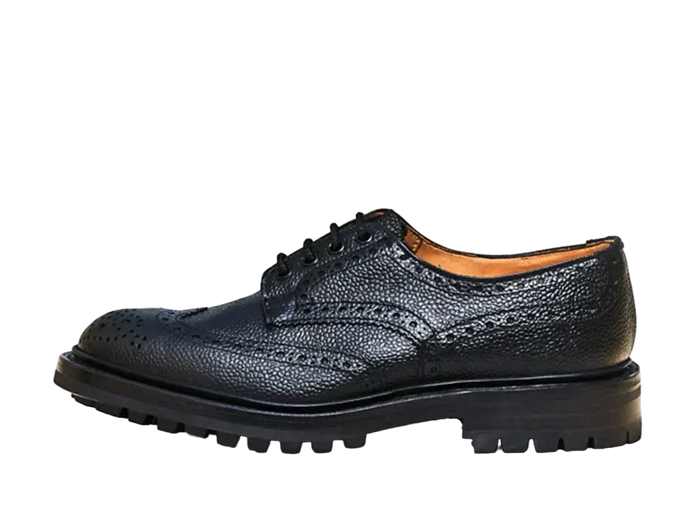 Tricker’s Ilkley 4444 Scotch Grain "Black" M3087 Commando Sole