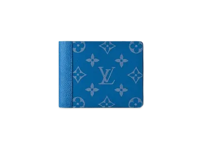 Louis Vuitton Multiple Wallet Taigarama "Blue"