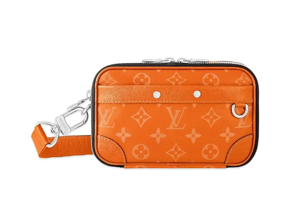 Louis Vuitton Alpha Wearable Wallet Taigarama "Tangerine"