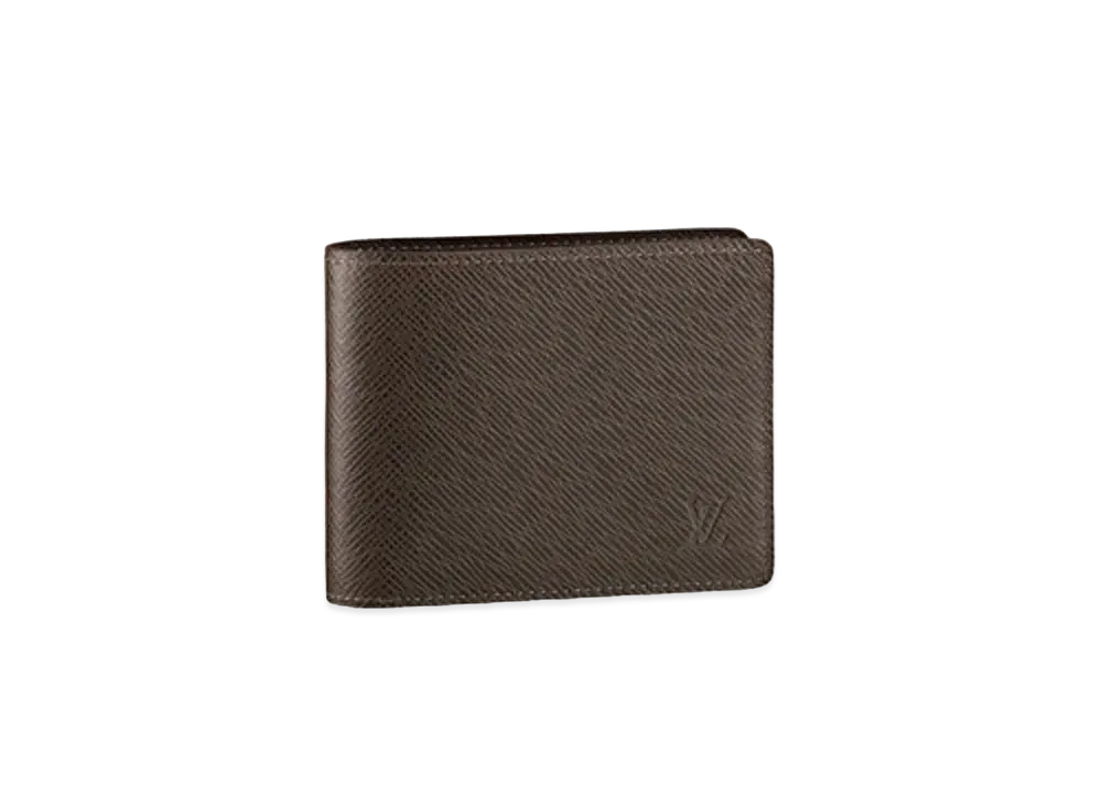 Louis Vuitton Compact Wallet Taiga "Grizzly"