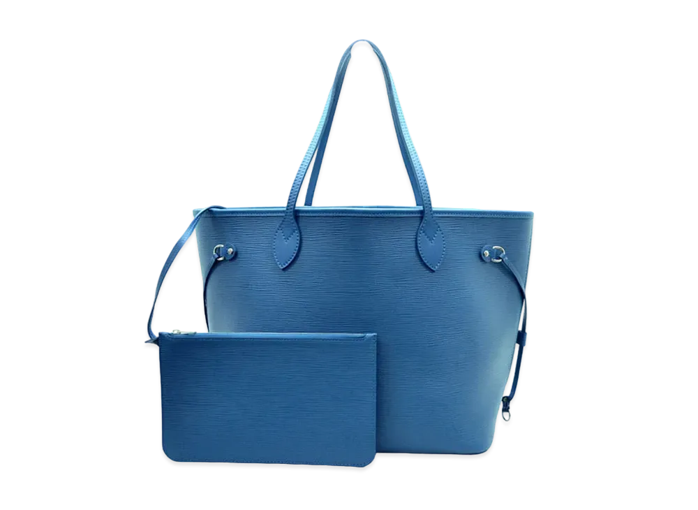 Louis Vuitton Neverfull MM Epi Leather "Cyan"