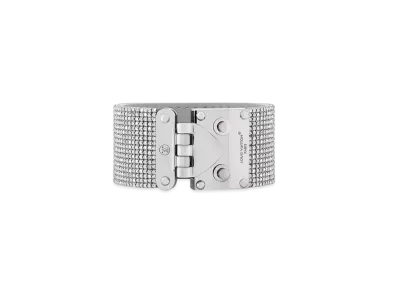 Louis Vuitton S-Lock Strass Cuff "Palladium"