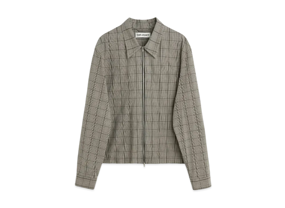 OUR LEGACY Zip Shirt "Bard Of Wales" M4242EW