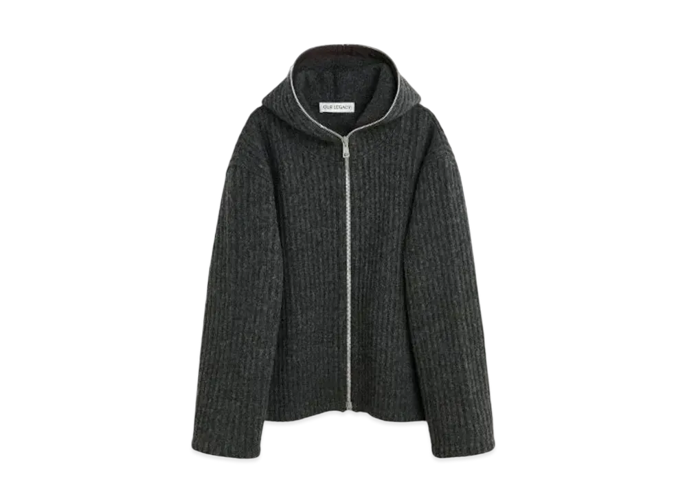 OUR LEGACY Full Zip Hood "Grey" M4243FA
