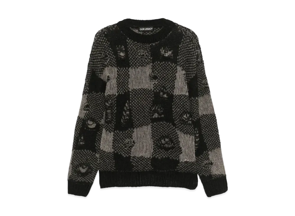 OUR LEGACY Sonar Roundneck "Black" M4243SBD