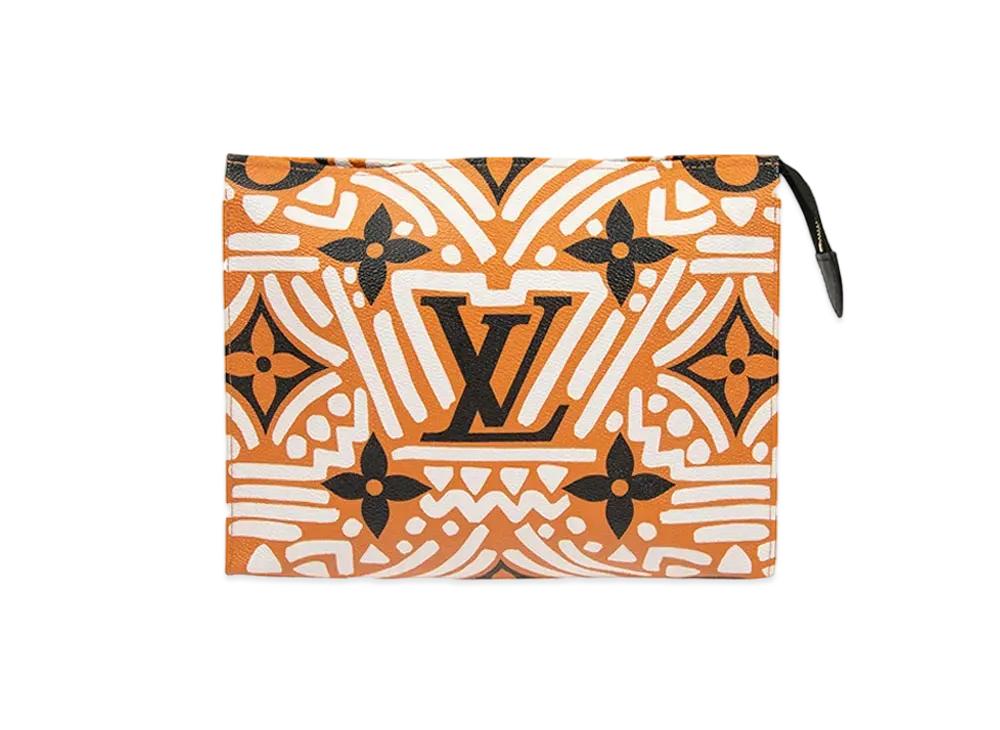 ルイヴィトン ポッシュ・トワレ 26 モノグラム・ジャイアント LV クラフティ "クレームカラメル" M45477